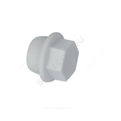 Заглушка (пробка) PP-R белая Дн 20х1/2" НР VALFEX 10163020