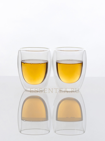 Чашка из боросиликатного стекла с двойными стенками 300 мл