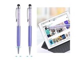 Универсальная 2в1 стилус-ручка и шариковая ручка Diamond для сенсорных экранов (Синий)