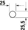 Duravit UV0642001010 Ручной душ, цвет хром