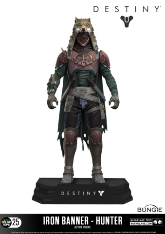 Судьба фигурка Охотник — Destiny Iron Banner Hunter Color Tops