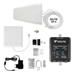 Комплект усиления сотовой связи VEGATEL VT-1800-kit (дом, LED)