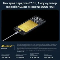 Смартфон Xiaomi POCO X6 Pro 12/512 ГБ Global, Dual nano SIM, черный