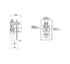 Remer EG509NO EG509NO смеситель для ванны встраиваемый