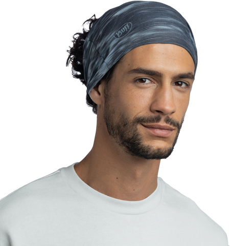 Картинка бандана-труба Buff CoolNet Reflective Beend Night Blue - 2