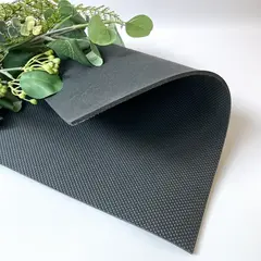 №2 Подошва для кукольной обуви из фоамирана, цвет Черный, ромб, 3 мм, 35*25 см, 1 шт.