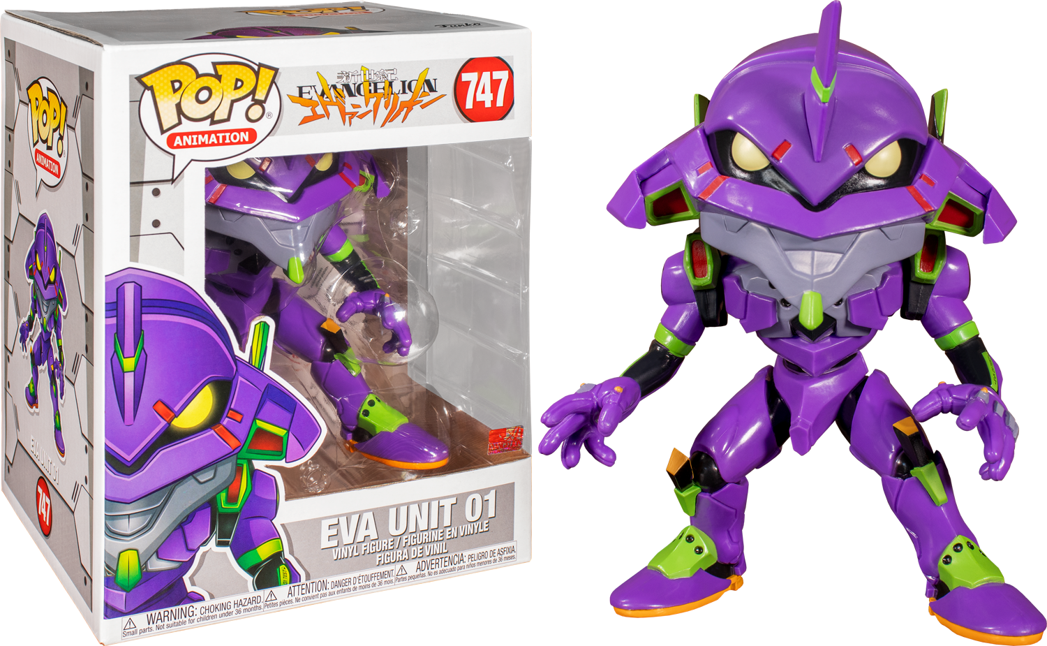 Funko POP! Evangelion: Super Sized Eva Unit-01 (Exc) (747 ...