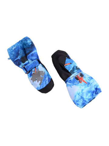 Зимние варежки со сноубордистом Stylish Amadeo