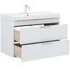 Aquanet 336311 Тумба Ирис new 90 подвесная 2 ящ. цв. белый глянец (336311)