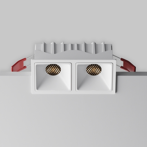 Встраиваемый светильник Maytoni Alfa led DL043-02-10W3K-SQ-W-1