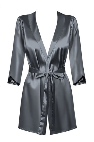 Комплект Satinia Robe Grey Obsessive