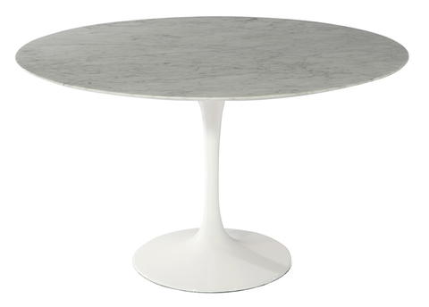 Стол Eero Saarinen Style Tulip Table белый мрамор 120