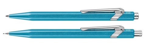 Карандаш механический Caran d’Ache Office 844 Metal-X, Turquoise CT, 0,7 mm (844.171)