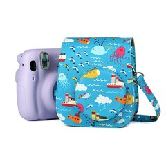 İnstax fotoaparat üzlüyü \ Instant Camera Case Mini 8, 9, 11  Sea