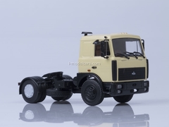 MAZ-5432 road tractor early cabin beige AutoHistory 1:43