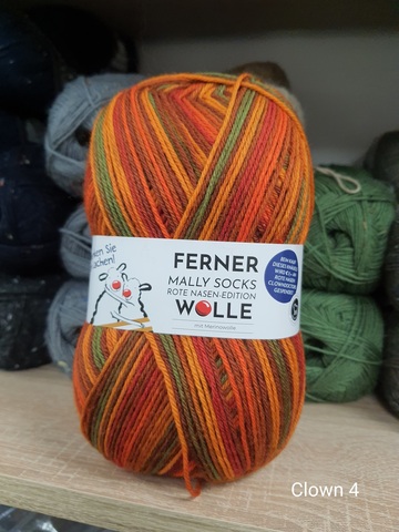 Ferner Wolle Mally Socks Clown 4