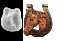 Силиконовый молд № 480 Конь в подкове