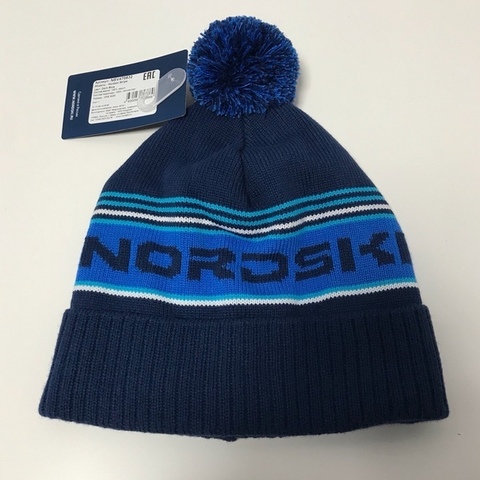 Шапка Nordski Stripe Dark blue