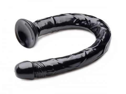 Черный анальный фаллоимитатор Hosed Realistic Anal Dildo - 50,8 см. - XR Brands Hosed AG336