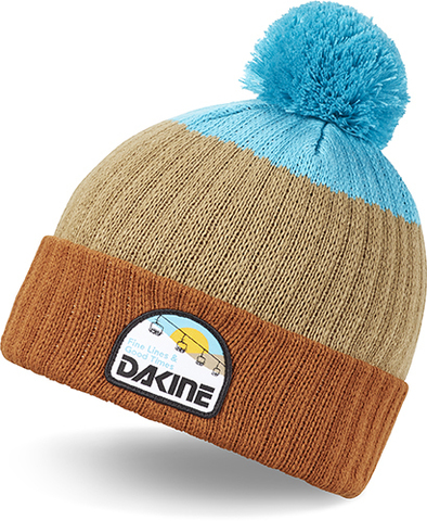 Картинка шапка-бини Dakine Ezra Beanie Red Earth/Stone/Ai Aqua - 1