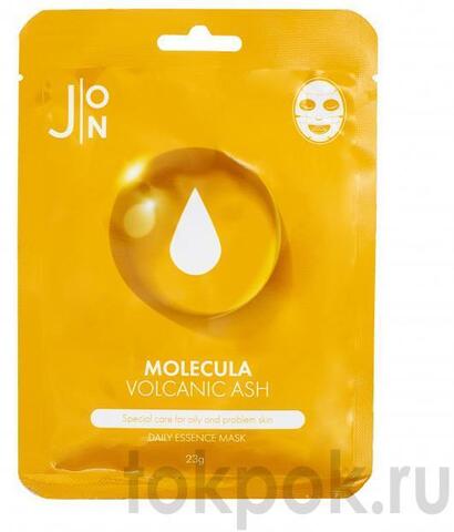 Тканевая маска для лица J:ON Molecula Volcanic Ash Daily Essence mask, 23 гр