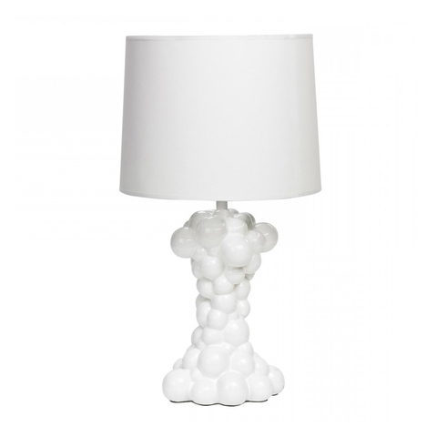 Лампа настольная Bubble White