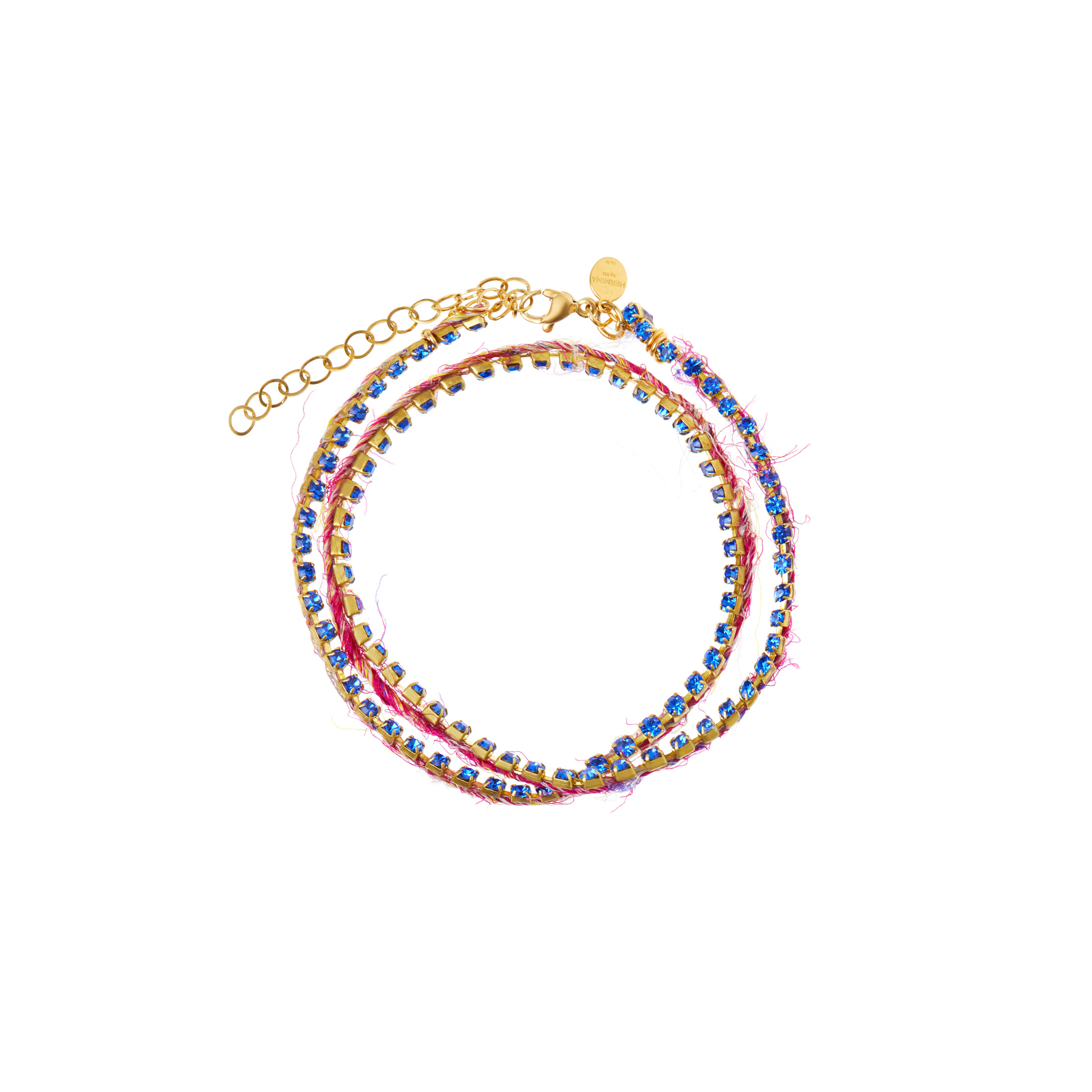 HERMINA ATHENS Браслет Bollywood Crystal Bracelet hermina athens колье bollywood thireos crystal necklace