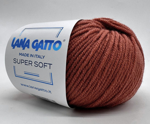 Пряжа Lana Gatto Super Soft 14574 терракот (уп.10 мотков)