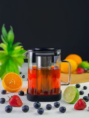 Чайник заварочный с фильтром колбой для чая, 1000 мл