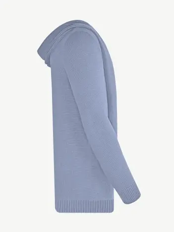 Кардиган с капюшоном из мягкой шерсти