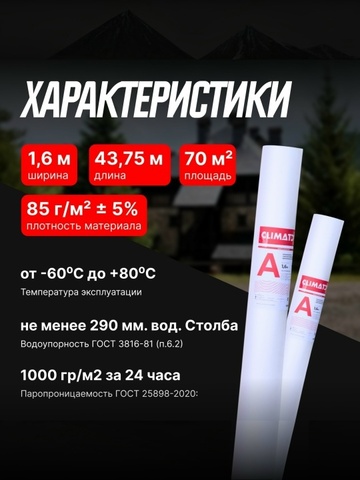 CLIMAT-A Ветрозащита высокой плотности