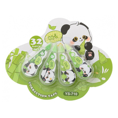 Корректирующая лента Basir, длина 5м, серия "Панда", 4 шт