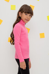 джемпер  для девочки  К 3070/клубничное суфле Ал