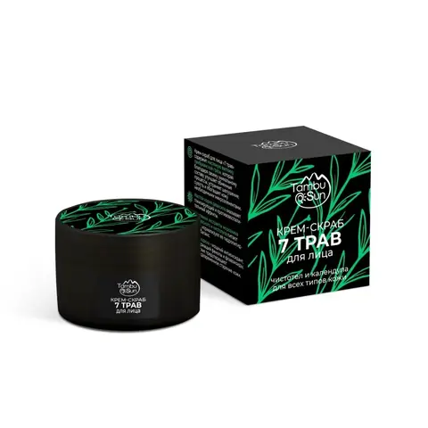 TambuSun Крем-скраб для лица 7 трав 50 мл