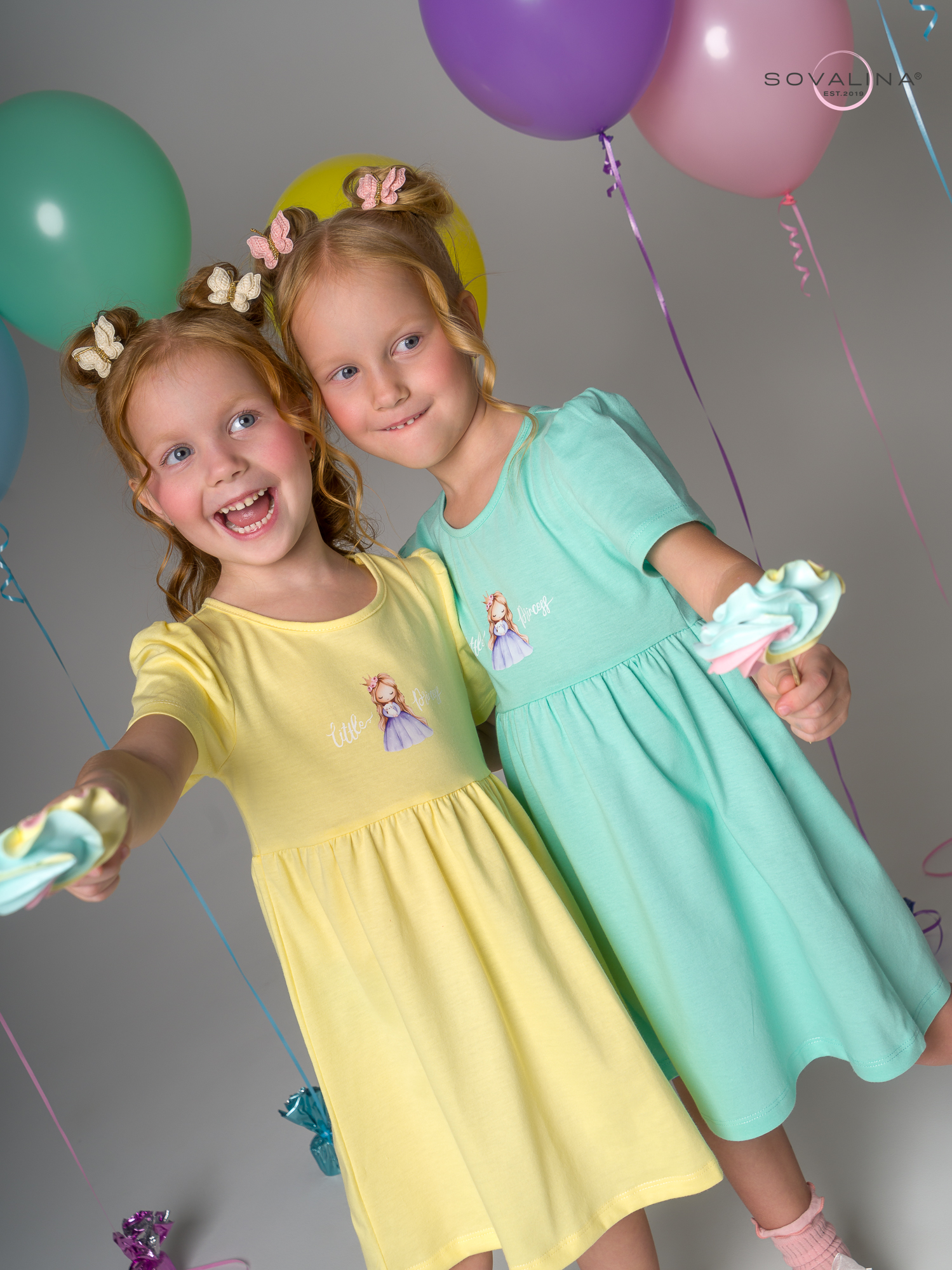 Платье Аленка к/р SG желтый Princess Л