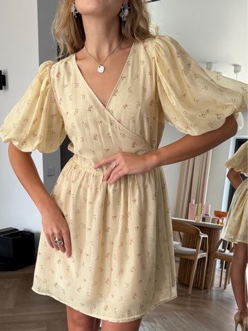 Платье Зефир светло-желтый