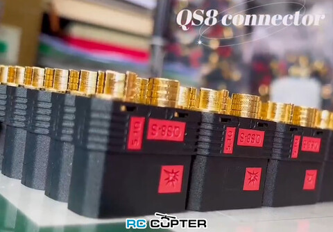 Разъём силовой QS8-S (QS8S) антиискровый (папа+мама)