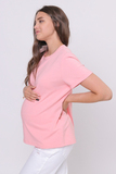 Футболка для беременных 18116 коралл