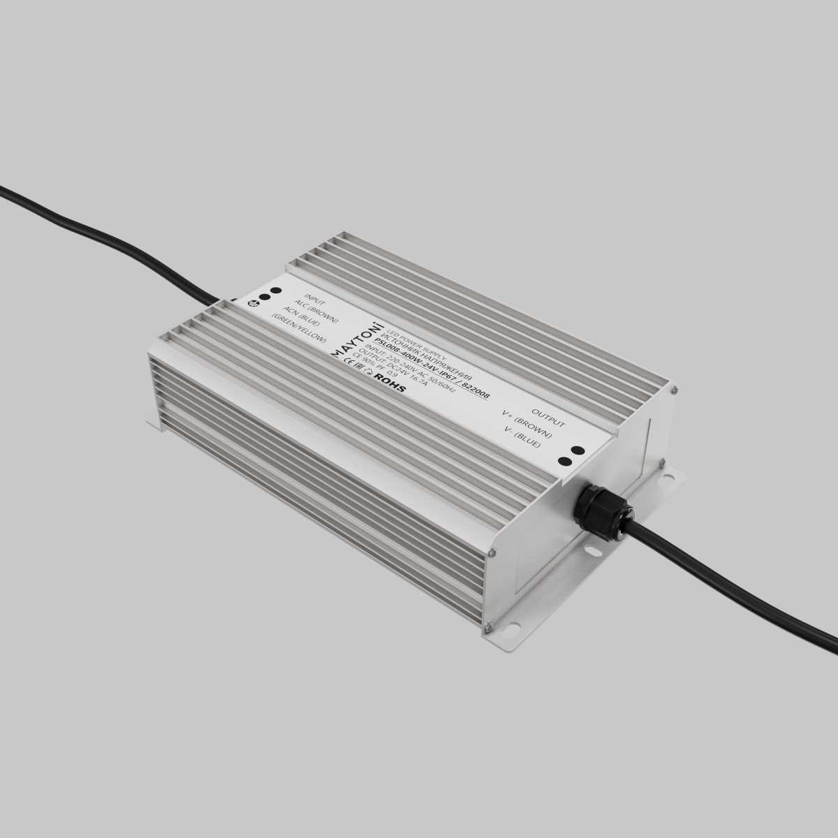 Источник напряжения PSL008 24В 400Вт IP67 Maytoni Led Strip 822008