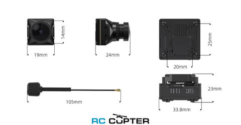 Видеопередатчик + камера Walksnail Avatar GT KIT цифровая система SKU: WN12-2W14B