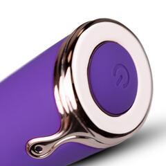 Фиолетовый клиторальный вибратор The Countess Pinpoint Vibrator - 19 см. - 