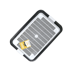 Туалет Моськи-Авоськи для кошек с сеткой 40*26*6 см черный