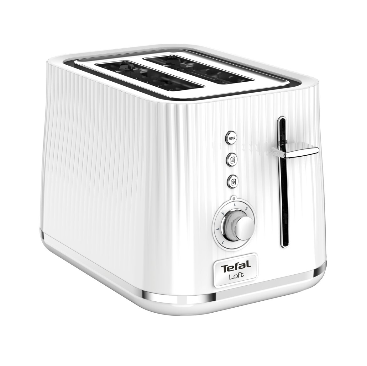 

Тостер Tefal Loft 2S TT761138, Белый, Тостер Tefal Loft 2S TT761138