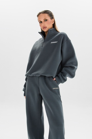 Свитшот ZIPPER SIDE BASALT
