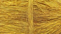 Канитель мягкая цвет золото желтое светлое  0.8мм