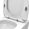 BelBagno BB5171CH-TOR/SC DUE-TOR Унитаз подвесной, безободковый, с системой смыва "Торнадо", с сиденьем soft close, BB5171CH-TOR/SC