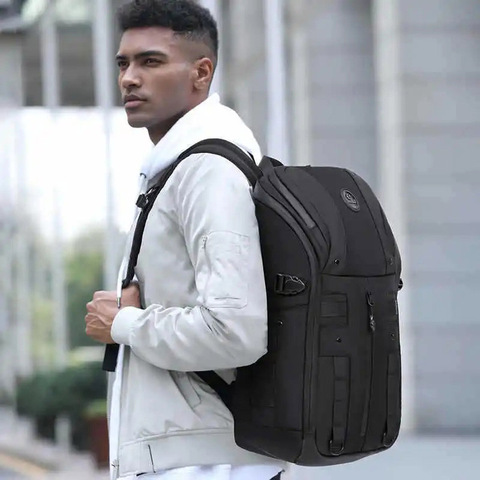 Картинка рюкзак городской Ozuko 9697 Black - 2