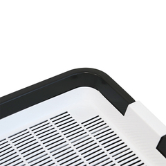 Туалет Моськи-Авоськи для кошек с сеткой 40*26*6 см черный