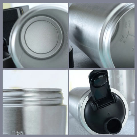 Картинка шейкер Skully ES-PS03-0.5 stainless steel - 9