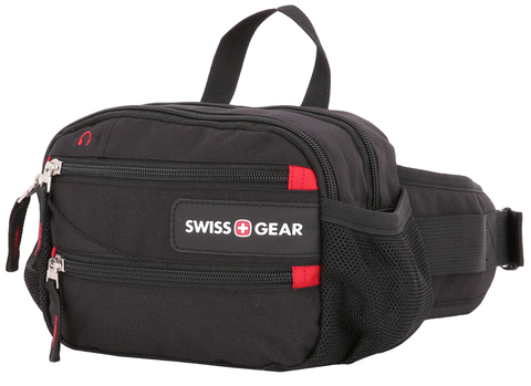 Сумка на пояс SWISSGEAR, цвет черный (SA18282167) 23х10х15 см. - Wenger-Victorinox.Ru